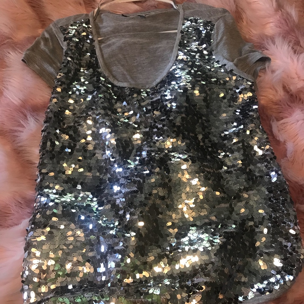 Fun silver shirt!